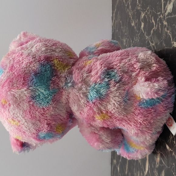 Ty franky plush tysilk pink cute glitter teddy bear 9inch tall stuffed buddy - Picture 7 of 7